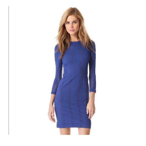RAG & BONE Elsa Pointelle Bodycon Dress - Picture 2 of 7
